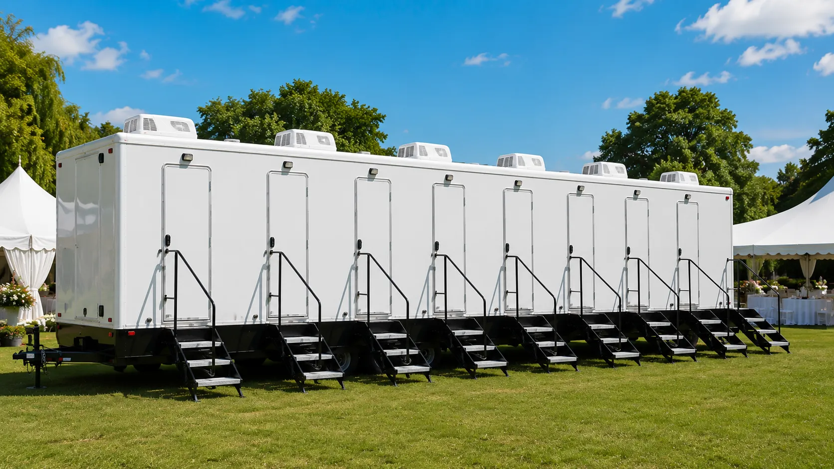 8 Stall Restroom Trailer in Chula Vista, CA