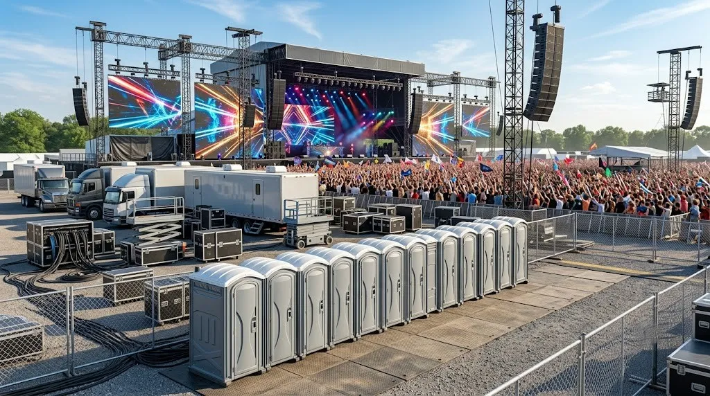 Concert Restroom Rental in Chula Vista, CA