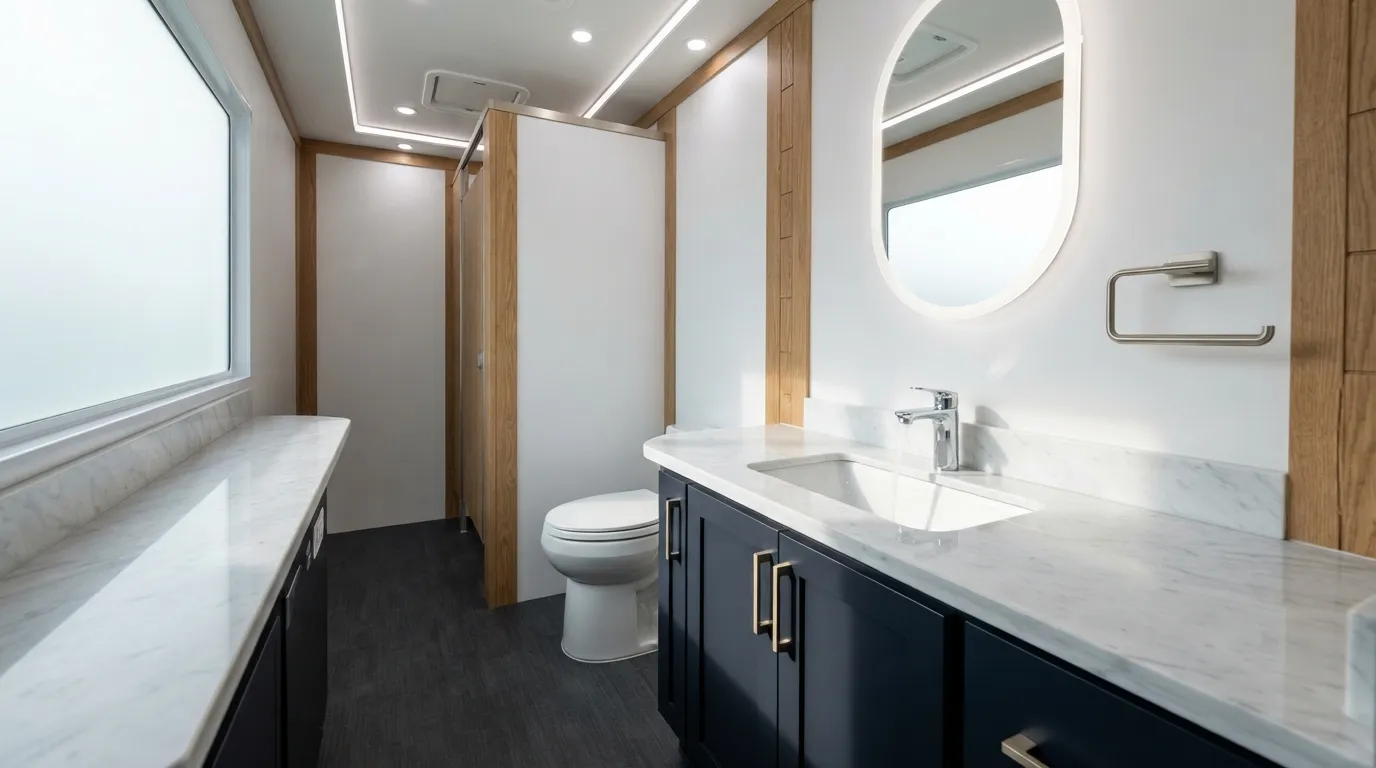 Luxury Restroom Trailer in Chula Vista, CA